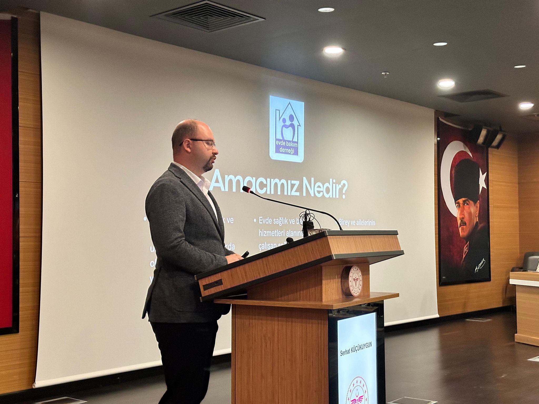 “Ulusal Evde Sağlık ve Digital Dönüşüm Sempozyumu” na katıldık