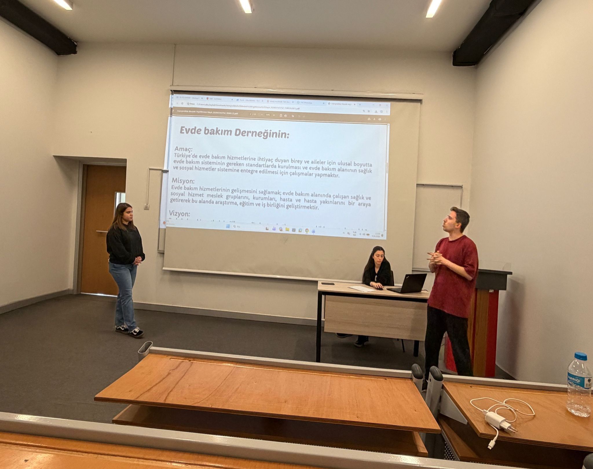 “Altınbaş Üniversitesi Sağlık Bilim Fakültesi Hemşirelik Bölümü öğrencileri derneğimizi tanıdı”